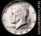 1964-D Silver Kennedy Half Dollar - Scarce  High Grade  Lustrous  #L6226