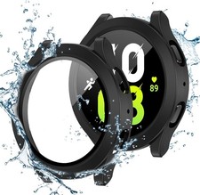 Waterproof Screen Protector Case for Samsung Galaxy Watch 5 44mm, Hard Bumper