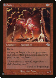 Anger The List Reprints 77/143 Uncommon