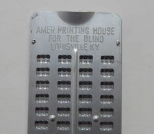 Pocket Slate Braille Writer American Printing House For The Blind Louisville KY