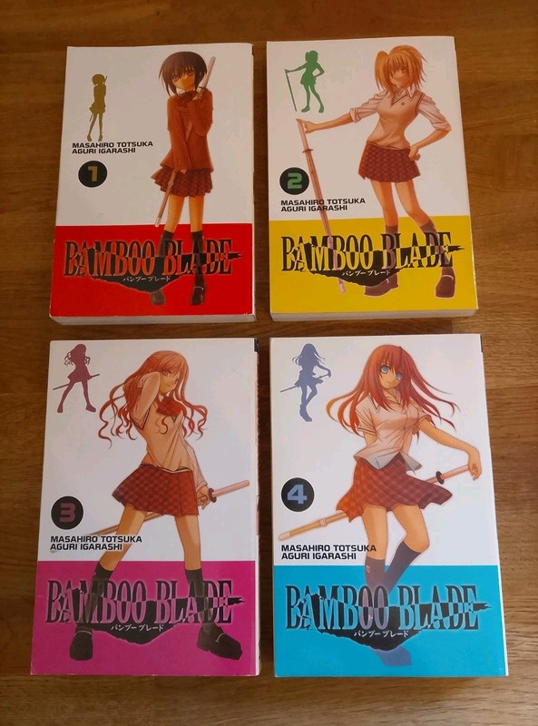 GRAPHIC NOVELS - Bamboo Blade Vols #1-#4 Anime Manga Graphic Novels PB Bundle