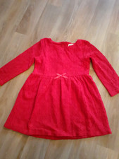 Kleid 98/104 , Spitzen Kleid 98/104  ,  H&M , rot , gebr.