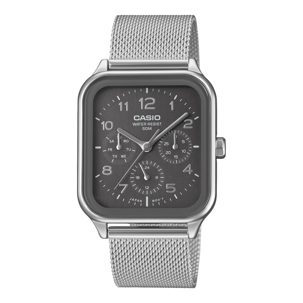 CASIO MTP-M306M-8AV NEW QUARTZ ANALOG GRAY DIAL MEN'S WATCH | eBay