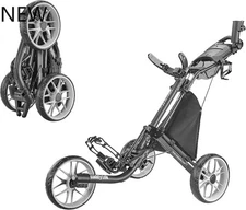 Caddytek CaddyLite EZ Fold Version 8 Golf Push Cart – Collapsible, Lightweight