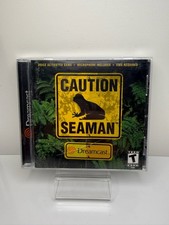 2000 CAUTION SEAMAN SEGA DREAMCAST GAME ONLY INCLUDES MANUAL - NO MIC