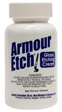 Armour Products Etch Glass Etching Cream 10 oz