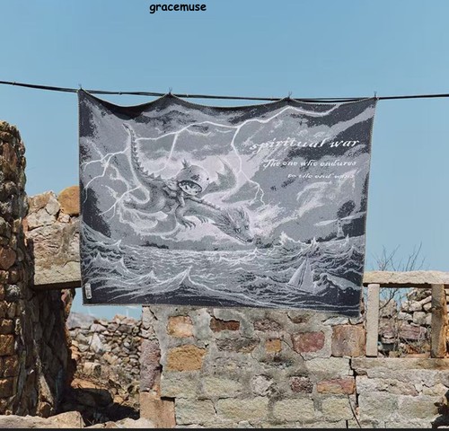 Hirono Whisper Within Series Throw Blanket Merch Authentic Gift Spiritual War