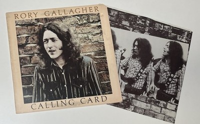 RORY GALLAGHER Calling Card -- 1976 Chrysalis LP w/inner sleeve