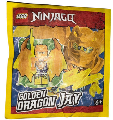 LEGO Ninjago Minifigur | Golden Dragon Jay | (892302) Paperbag NEU & OVP