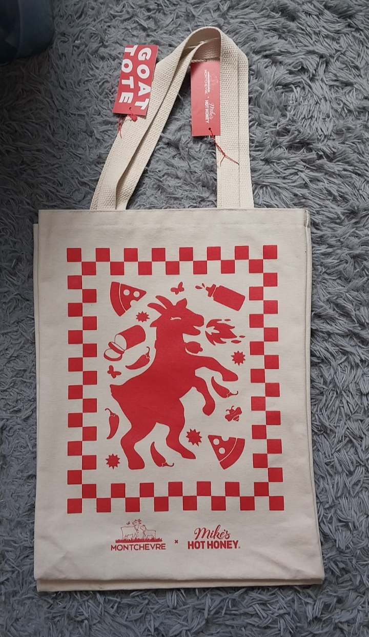 Mike Hot Honey Large Canvas Tote - 19