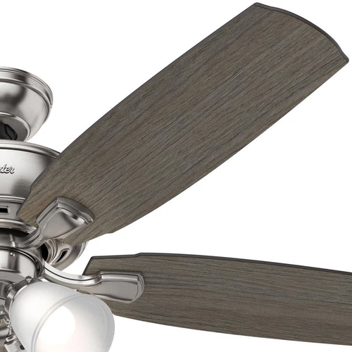 Amberlin 52 In. Indoor Brushed Nickel LED Ceiling Fan with Light Kit - Picture 8 of 12