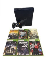 Microsoft Xbox 360 Slim With 6 Games 250GB matte Black Console (PAL)