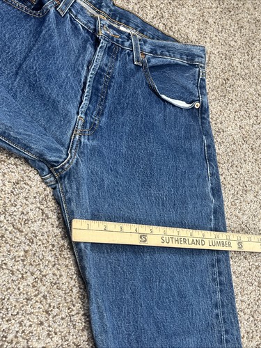 Levis 501XX Jeans Mens 34x32 (32x30.5) Original Straight Button Fly Denim - Picture 10 of 14