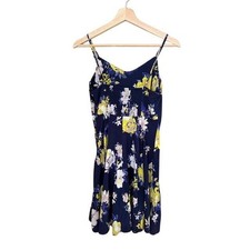 Old Navy Spaghetti strap sunDress Womens Small Blue  Floral Sun Dress