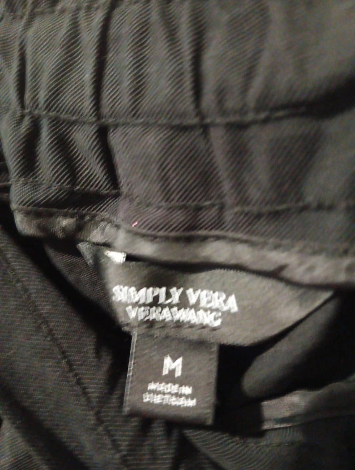 Pantalones Cortos Vera Wang Negros Talla M Foto 2 de 4