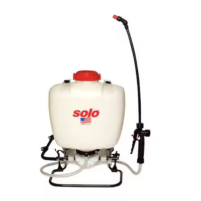 #ad Solo 475 B 4 Gal Backpack Sprayer Poly 48 In L Hose 60 Psi Cone Fan Jet $109.99