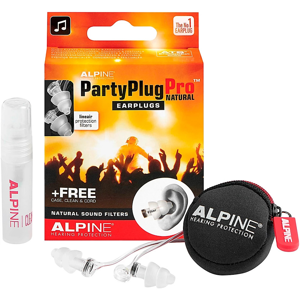 Натуральные беруши Alpine для защиты органов слуха PartyPlug Pro