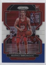 2021-22 Panini Prizm Red White & Blue Prizm Marko Simonovic #166 00gy