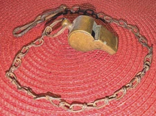 Antique Brass Whistle
