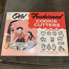 Vintage Old Fashioned Cookie Cutters Set of 1...