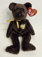 TY Beanie Baby - 2003 SIGNATURE BEAR (8.5 inch) - MWMTs Stuffed Animal Toy