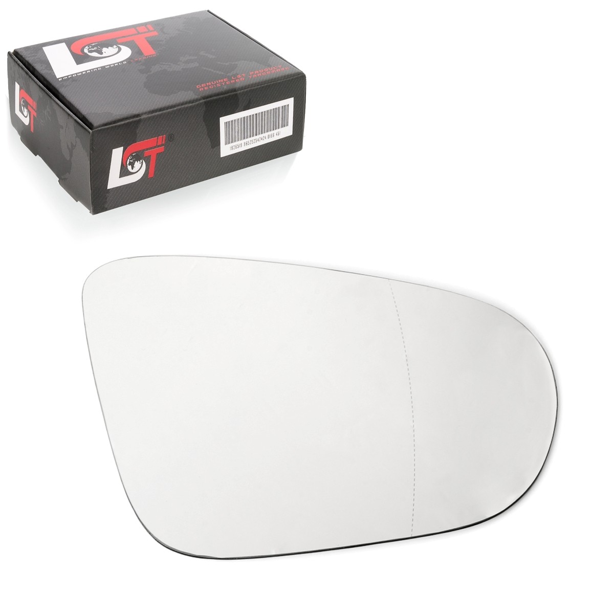 Mirror Glass Side Mirror Right Aspherical For VW Golf VI Cabrio 517