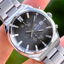 ORIENT 腕時計 TT10-C0-B CA ORIENT TT10C0B Chronograph Quartz Watch Timepiece Stainless Steel