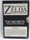 Legend of Zelda Link To The Past TOP SECRETS Messages from Sahasrahla SNES