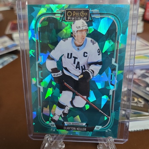 Clayton Keller 2025-26 O-Pee-Chee Platinum #76 Turquoise Fragments /249