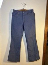 VTG 1970s Denim Bell Bottom Jeans, Women  s 20 30x30 Unisex