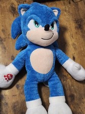 Build A Bear BAB Sonic The Hedgehog 2 Movie PLUSH Collectible RETIRED EUC HTF