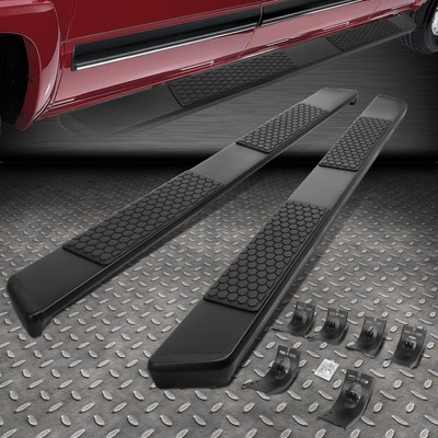 FOR 09-24 DODGE RAM 1500 2500 3500 CREW CAB 5.5''BLACK SS STEP BAR RUNNING BOARDS