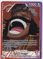 One Piece Card Game Gol D Roger Leader OP13-003 OP-13 King of Pirates Roger