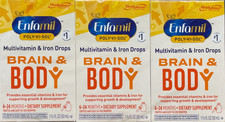 Enfamil Poly-Vi-Sol Multivitamin for Infants Toddlers 1.66oz 3 Pack