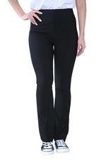 NEW WOMENS LADIES PULL ON BOOTLEG RIBBED SLIM FIT TROUSERS SMART PANTS PLUS SIZE
