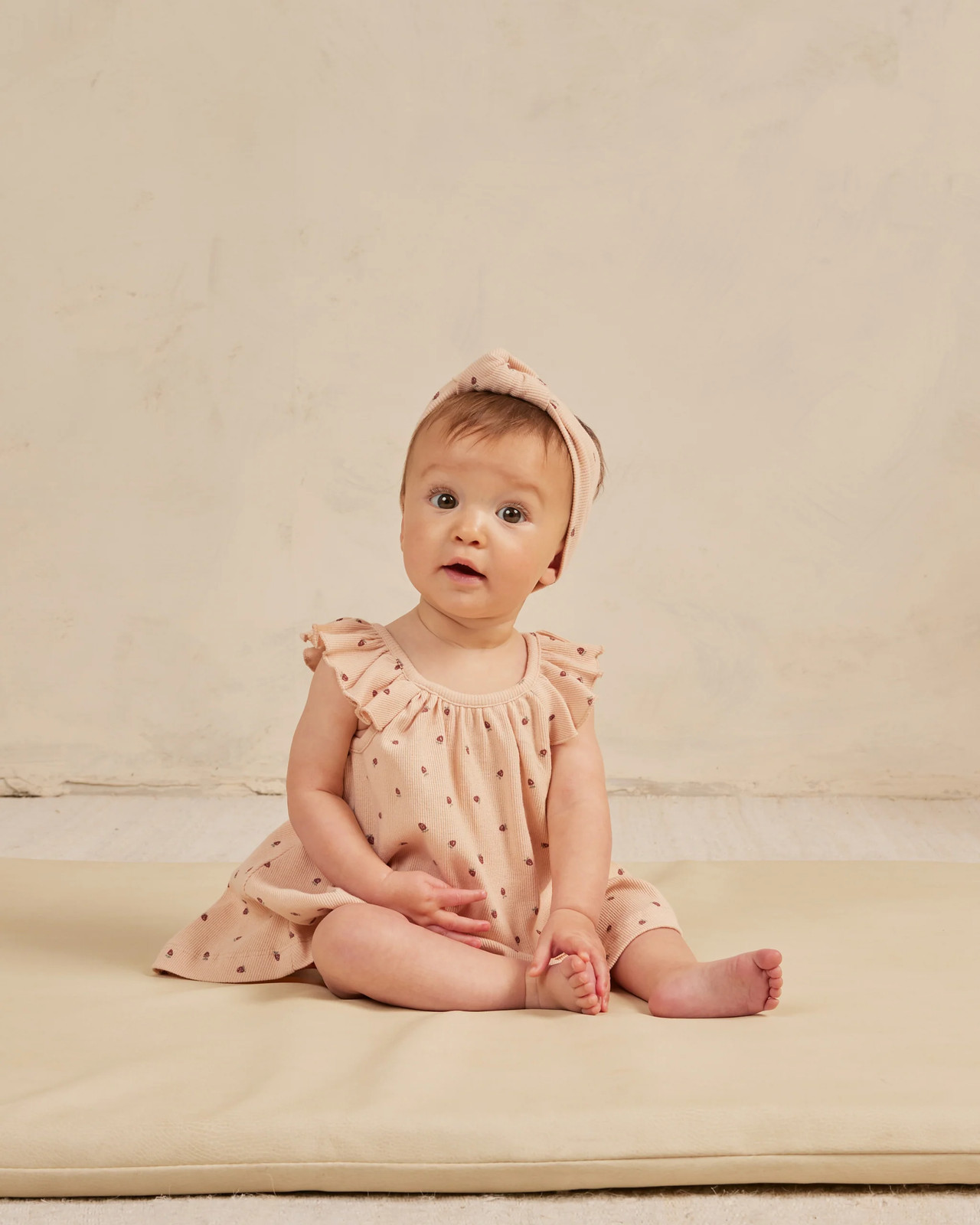 Quincy Mae 3-6M Ruffle Swing Dress with Strawberries Toddler Baby Girls