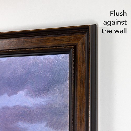 Cornice TV marrone per Samsung The Frame 32, 43, 50, 55, 65, 75, 85 pollici - Foto 7 di 11