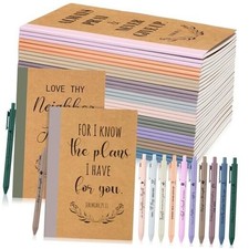 Sets Christmas Christian Notebook and Pen Gift Set Bulk A5 60 Morandi