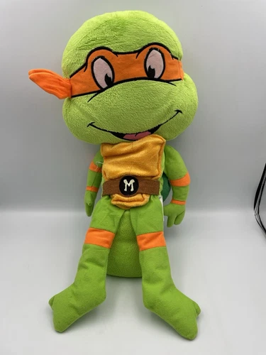 SEAT PETS TEENAGE MUTANT NINJA TURTLES 18" PLUSH SEATBELT COVER MICHELANGELO TOY