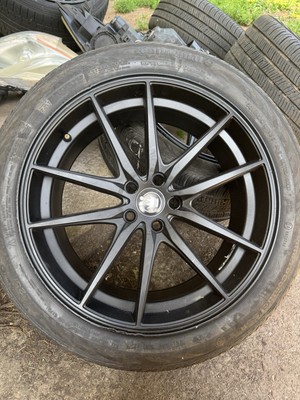 (Set of 4) Konig Oversteer 18x8 5x4.25'' +45mm Gloss Black Wheels Rims 18'' Inch