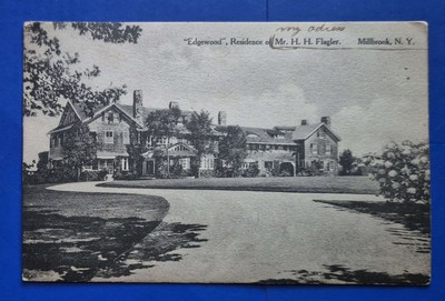 Millbrook, NY.  ''Edgewood'' Residence of Mr. H.H. Flagler - 1910s Postcard