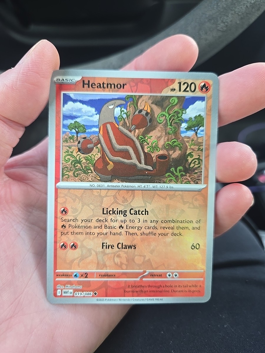 Heatmor 019/086 Sv: White Flare Reverse Holo | eBay