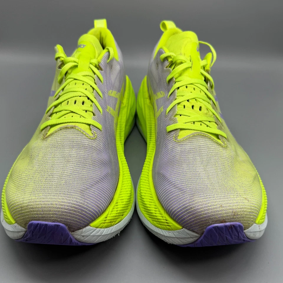 Asics Superblast Mens 11.5 Neon Yellow Athletic Running Sneakers Lace-Up Low Top - Image 3 of 4