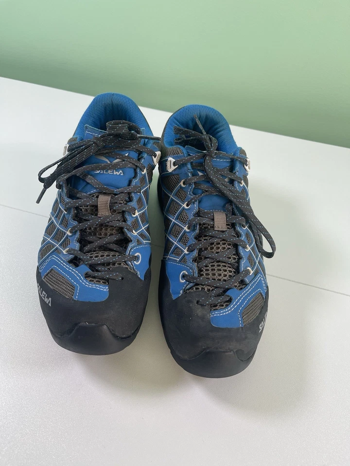 Zapatos de senderismo Salewa para hombre talla 8 MS Wildfire Vent nogal-azul maya Foto 2 de 4