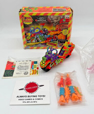 1991 Smogcycle w/ Box Unused Decals Toxic Crusaders Vintage Playmates Vehicle