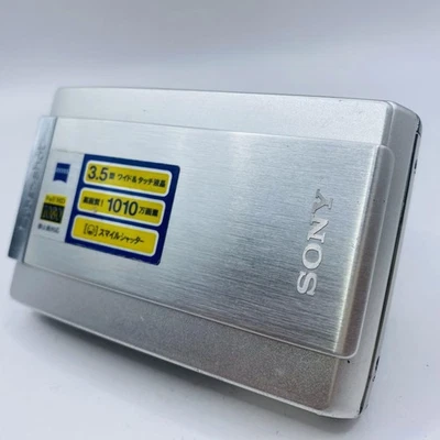 Sony Cyber-shot DSC-T300 10.1MP Digital Camera - Silver for sale