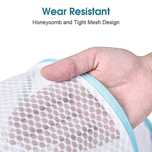 OTraki Shoe Washing Bag 7 x 15 inch 2 Pack Durable Sneaker Mesh Laundry