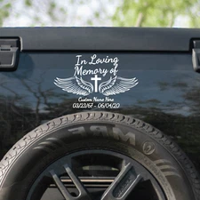 CUSTOM In Loving Memory Decal Personalized In Loving Memory Sticker Vinyl Decal