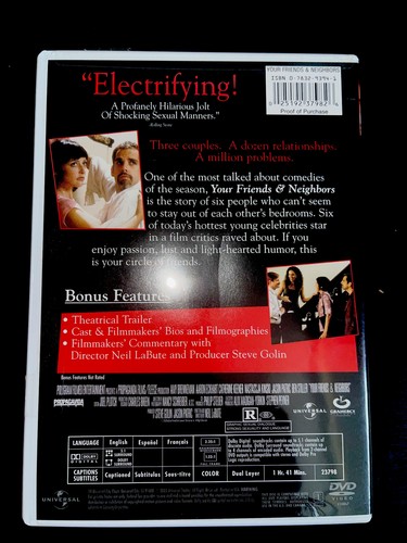 Your Friends & Neighbors (DVD, 1998) - Picture 2 of 4