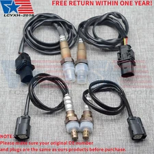 4x Upstream+Downstream O2 Oxygen Sensor Set Fits 2013-2015 Ford Explorer 3.5L